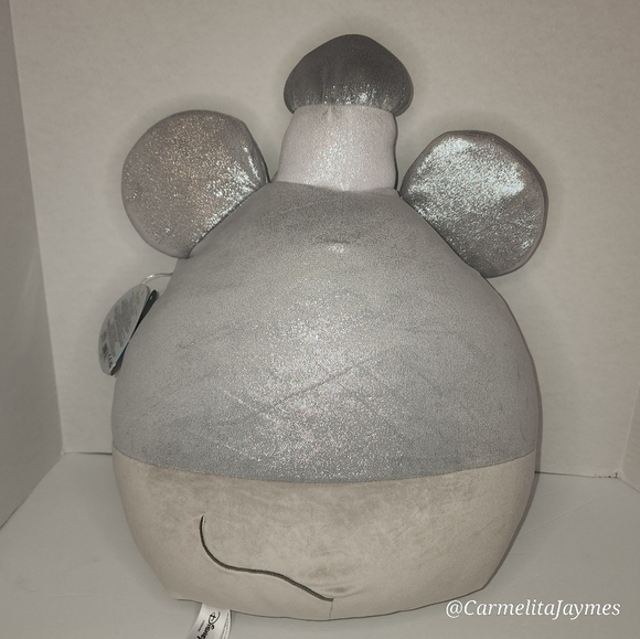 MICKEY MOUSE 🩶 100 yr Anniversary Silver Glitter Retail Exclusive Squishmallow - Picture 5 of 8